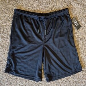 Ideology Black Athletic Youth Shorts with Elastic Waistband NWTA